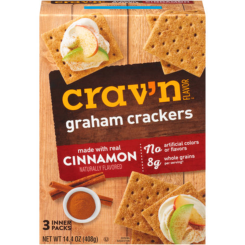 Crav'n Flavor Cinnamon Graham Crackers