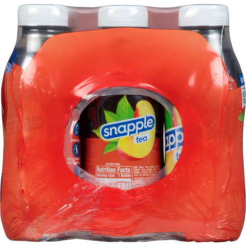 Snapple Tea, Peach, 12 Pack