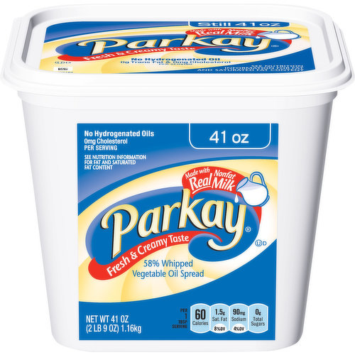 Parkay Vegetable Oil Spread, Fresh & Creamy Taste