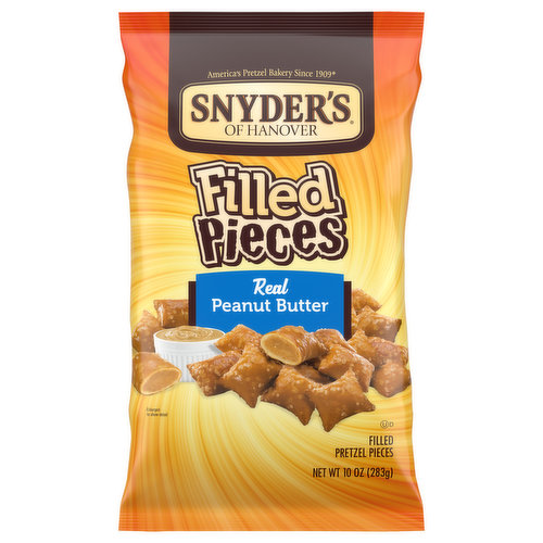 Snyder's of Hanover Pretzel, Filled Pieces, Peanut Butter