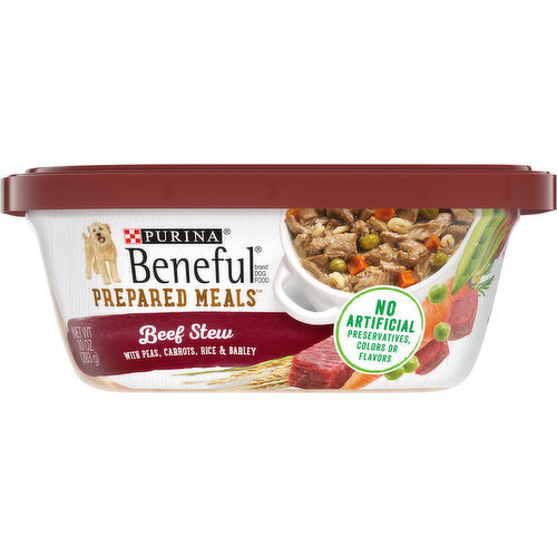 Beneful Dog Food, Prepared Meals, Beef Stew