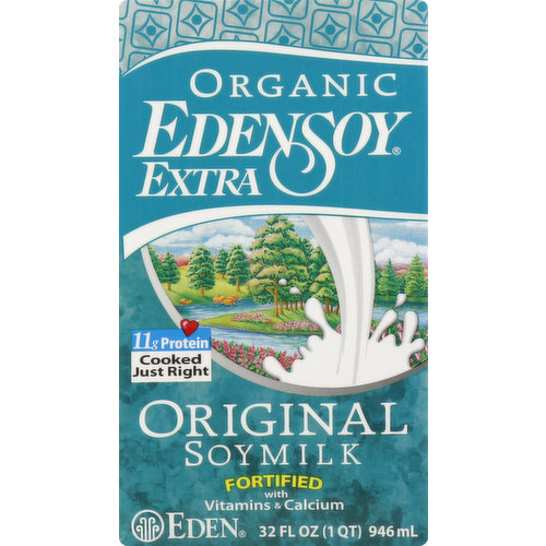 Edensoy Soymilk, Organic, Original