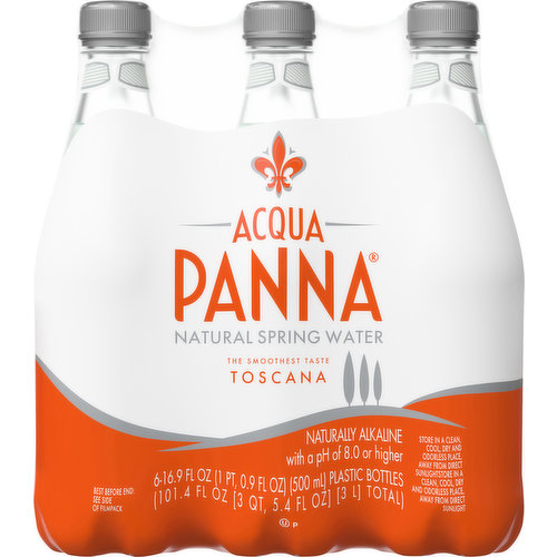 Acqua Panna Natural Spring Water, 1 L