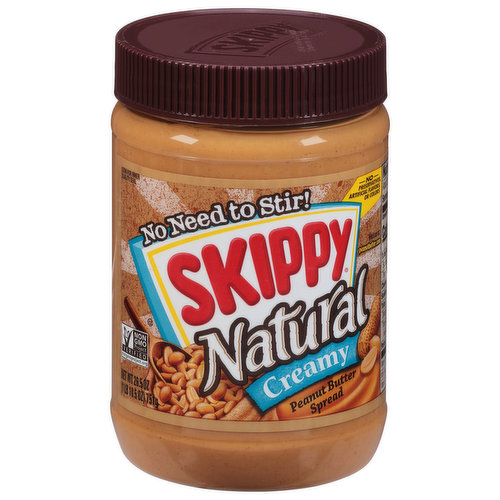 Peanut Butter Spread, Creamy, Natural
