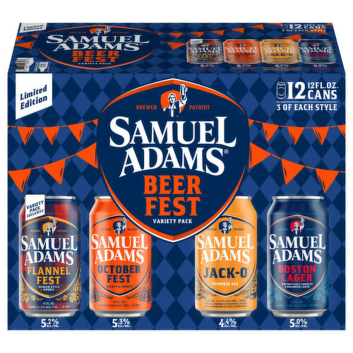 Samuel Adams Beer, Beer Fest, Variety Pack