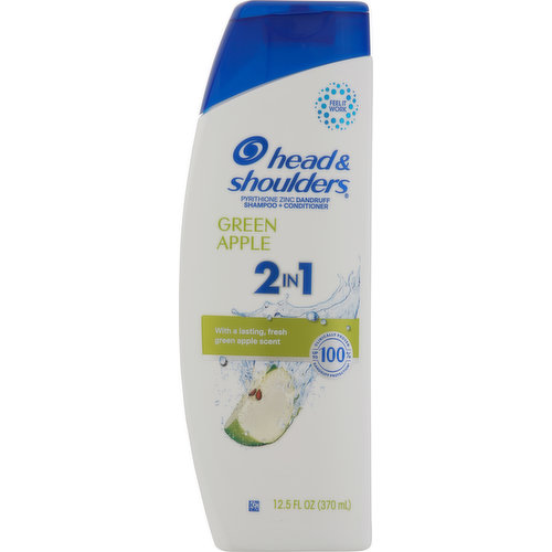 Head & Shoulders Shampoo + Conditioner, Green Apple, 2 in 1