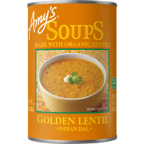 Amy's Soups, Golden Lentil Indian Dal