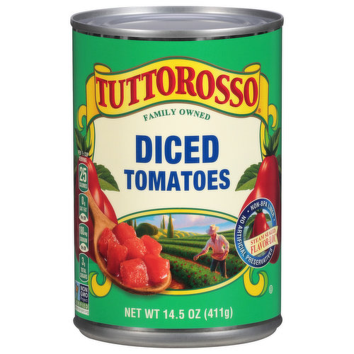 Tuttorosso Tomatoes, Diced