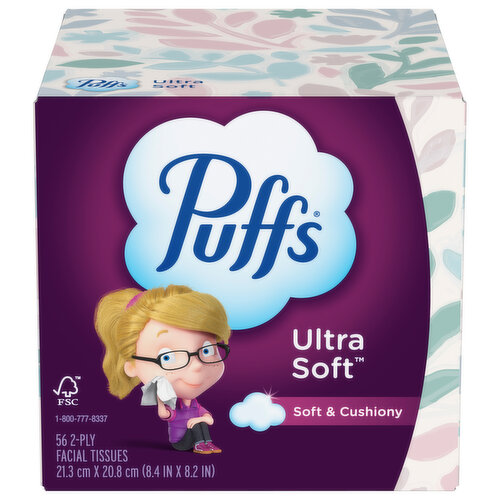 Puffs Facial Tissue, 2-Ply