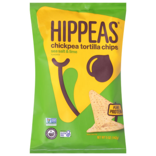 Hippeas Chickpea Tortilla Chips, Sea Salt & Lime Flavored