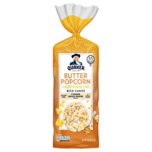 Quaker Rice Cakes, Butter Popcorn