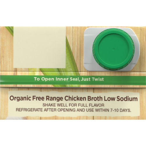 Simple Truth Organic™ Low Sodium Free Range Chicken Broth, 32 fl