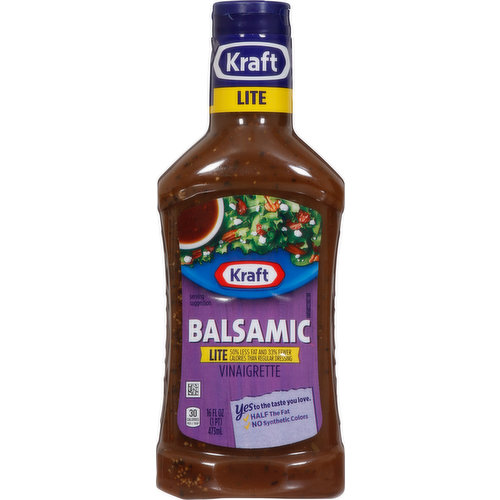 Kraft Vinaigrette, Balsamic, Lite