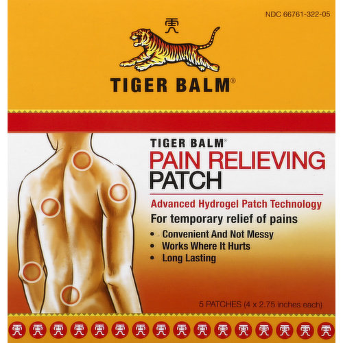 Tiger Balm Pain Relieving Patch