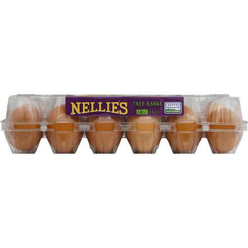 Nellie's Eggs, Brown, Free Range, Large