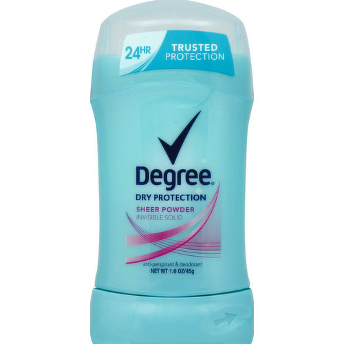 Degree Anti-Perspirant & Deodorant, Sheer Powder, Invisible Solid