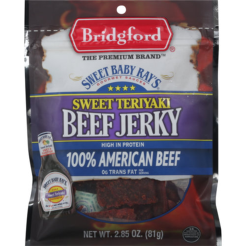 Bridgford Beef Jerky, Sweet Teriyaki