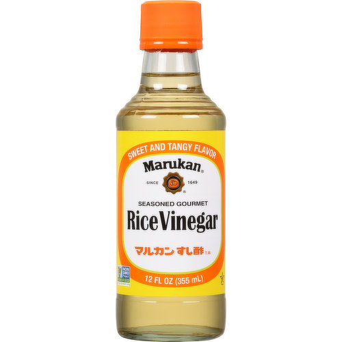 Marukan Rice Vinegar, Seasoned Gourmet