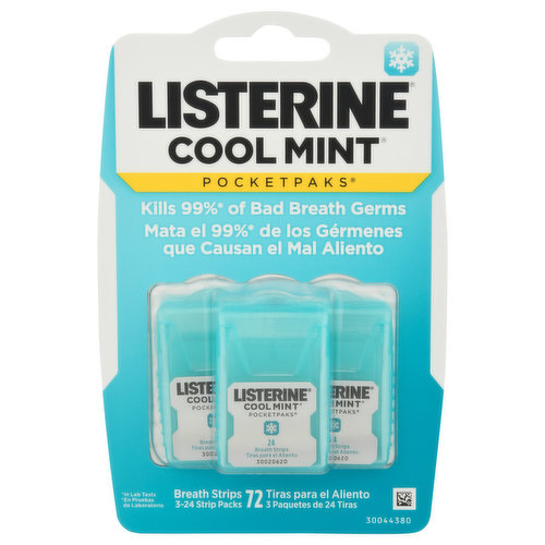 Listerine Breath Strips, Cool Mint