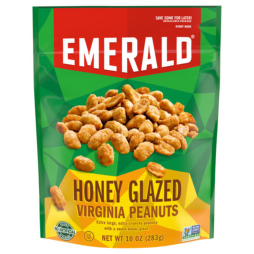 Emerald Peanuts, Virginia, Honey Glazed