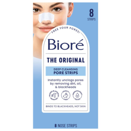 Biore Pore Strips, Deep Cleansing, The Original