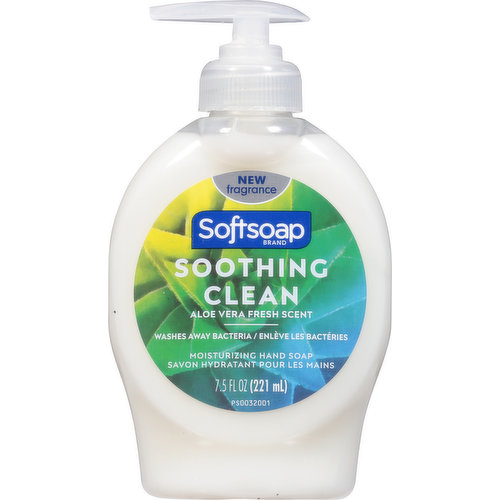 Softsoap Hand Soap, Moisturizing, Aloe Vera Fresh Scent, Soothing Clean