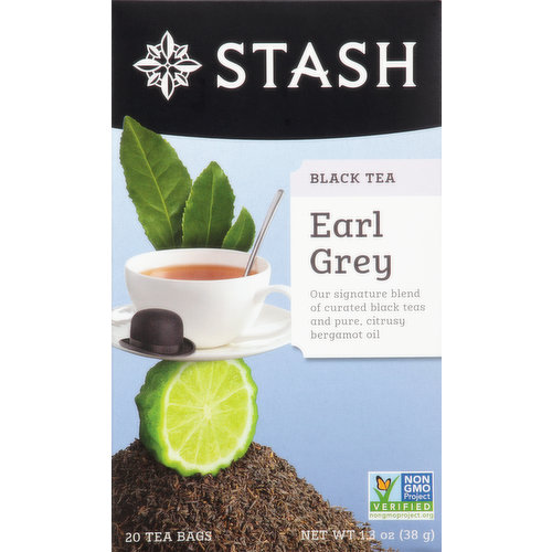 Stash Black Tea, Earl Grey, Tea Bags