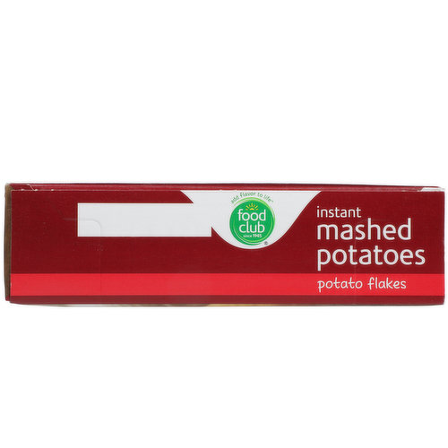 Food Club Mashed Potatoes Instant Potato Flakes 26.7 Oz Box, Potatoes &  Yams