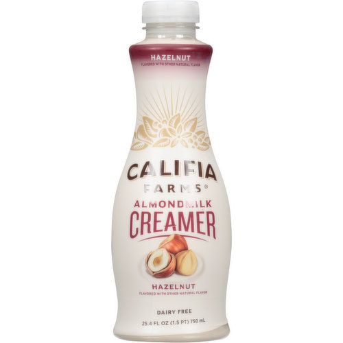 Califia Farms Creamer, Almondmilk, Hazelnut