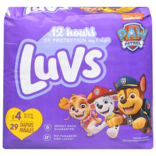 Luvs Diapers Size 4 (22-37LB) Family Pack 88CT PKG