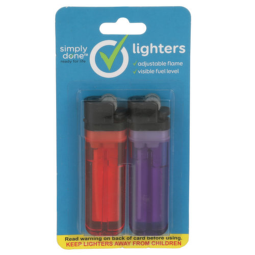 Simply Done Lighters