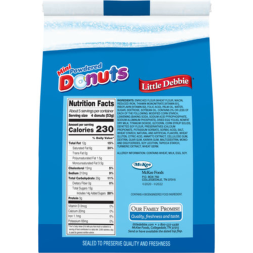 Little Debbie Donuts Powdered Mini