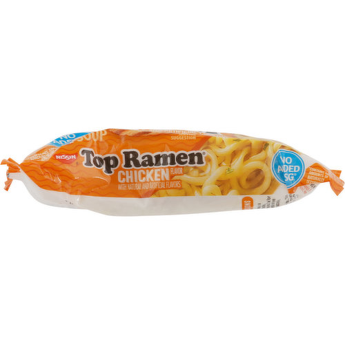 Nissin Top Ramen Chicken Flavor Ramen Noodle Soup - Shop Soups