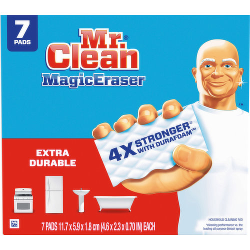 Mr. Clean Magic Eraser Extra Durable Scrubber Sponges Pack Of 7