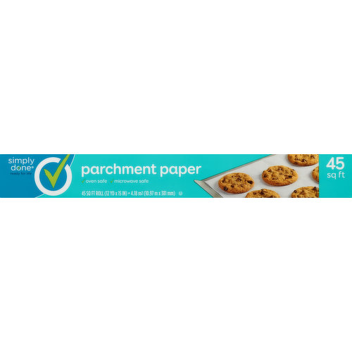 Simply Done Parchment Paper, 45 Square Feet