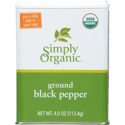 Simply Organic Black Pepper, Ground