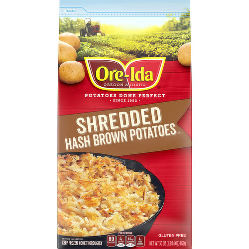 Ore Ida Shredded Hash Brown Potatoes