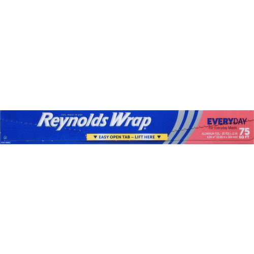 Reynolds Wrap Aluminum Foil, 75 Square Feet