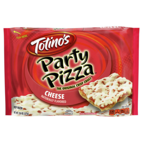 A unique crust that is flakier and crispier than baked crusts. Totino's pizza is the perfect shape for toaster oven preparation or Totino's pizza is the perfect shape for toaster oven preparation!
