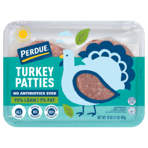 Perdue Turkey Patties, 93/7