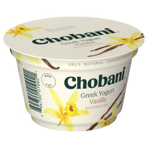 Chobani Non-Fat Greek Yogurt Vanilla Greek Yogurt 5.3oz