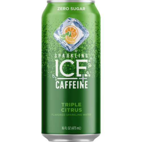Flavored sparkling water. Antioxidants (Per Can): 135 mcg RAE vitamin A. Zero sugar. Low calorie. 70 mg caffeine per can. + hydrate. + refresh. + refuel. Caffeine & colors from natural sources. (hashtag)sparklingicelife. 100% recyclable.