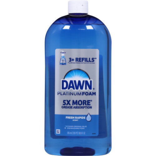 Dawn Dishwashing Foam, Fresh Rapids