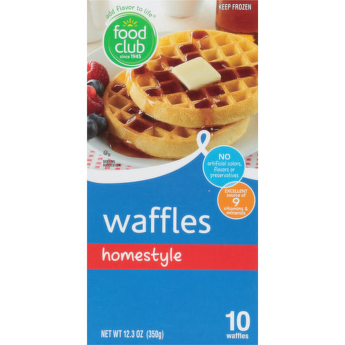 Food Club Waffles, Homestyle