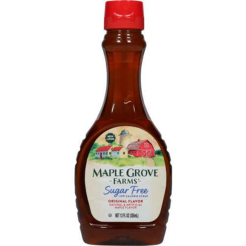 Maple Grove Farms Syrup, Sugar Free, Original Flavor