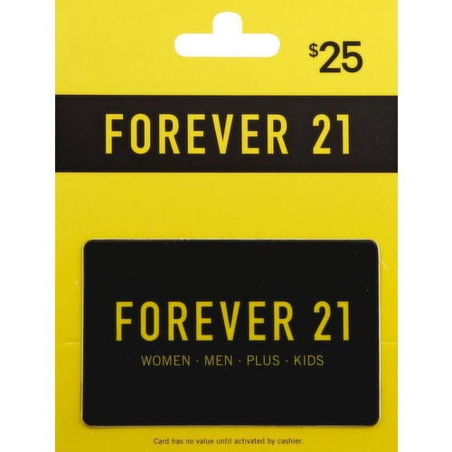 Forever 21 Gift Card, $25