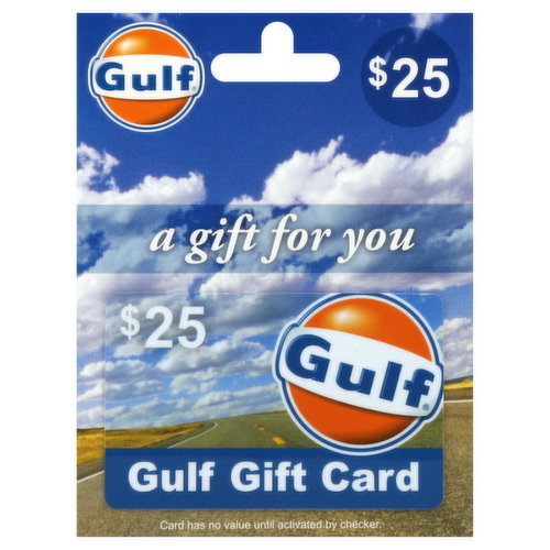 Gulf Gift Card, $25