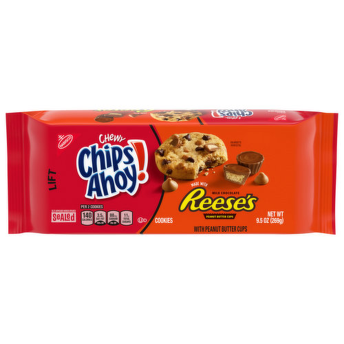 Chips Ahoy! Cookies, Reese's Peanut Butter Cups, Chewy