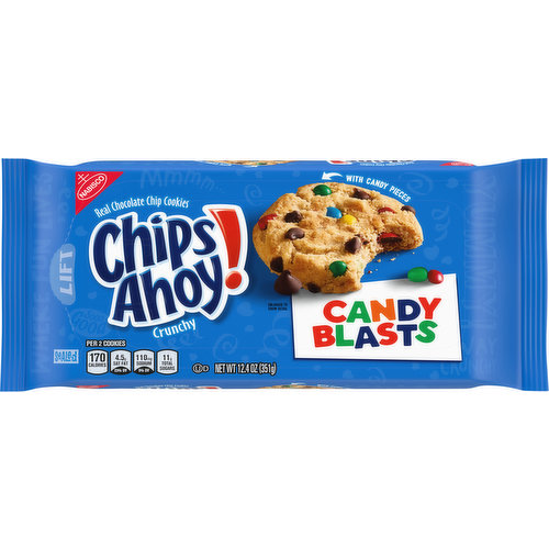Chips Ahoy! Chocolate Chip Cookies, Candy Blasts, Crunchy
