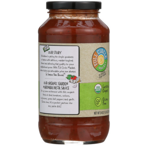Full Circle Market Garden Marinara Chunky Pasta Sauce